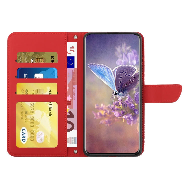 Skin Feel Butterfly Peony Embossed Leather Phone Case, For iPhone SE 2022 / SE 2020 / 8 / 7, For iPhone 8 Plus / 7 Plus, For iPhone 11, For iPhone 11 Pro