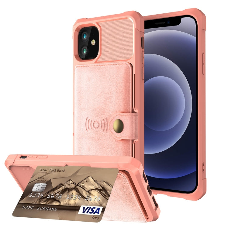 Magnetic Wallet Card Bag Leather Case, For iPhone 12 mini, For iPhone 12 / 12 Pro, For iPhone 12 Pro Max, For iPhone 11