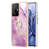 Electroplating Marble Pattern TPU Phone Case with Ring, For Xiaomi 11T / 11T Pro, For Xiaomi Redmi 10, For Samsung Galaxy A23 5G / 4G, For Samsung Galaxy A13 4G