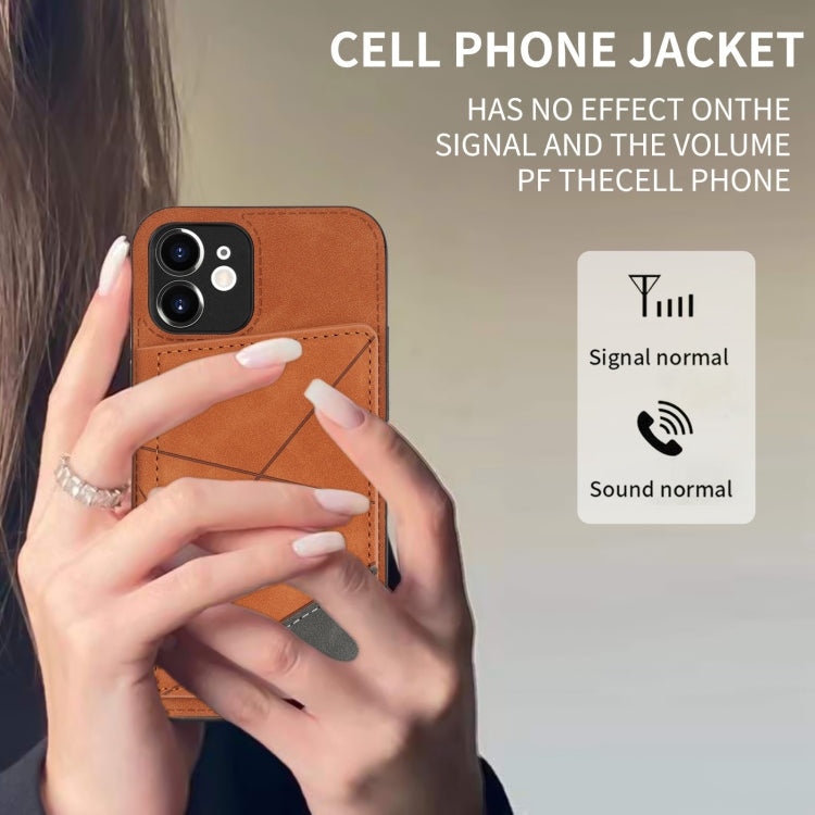 Line Card Holder Phone Case, For iPhone 12 mini, For iPhone 12, For iPhone 12 Pro, For iPhone 12 Pro Max