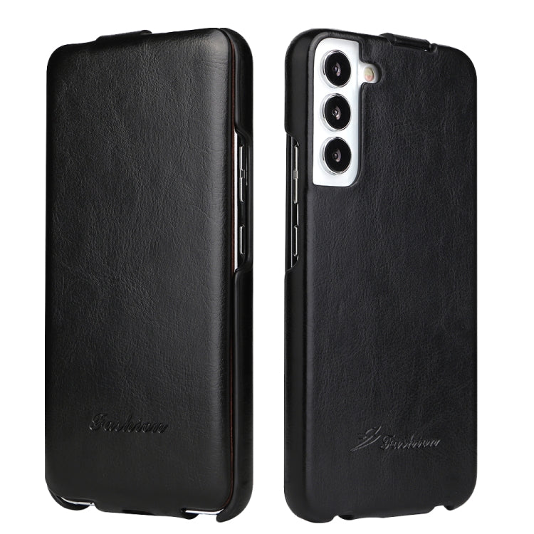 Fierre Shann 64 Texture Vertical Flip PU Leather Phone Case, For Samsung Galaxy S22 5G, For Samsung Galaxy S22+ 5G, For Samsung Galaxy S22 Ultra 5G