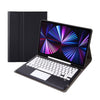 T12B-A Detachable Touch Pad Bluetooth Keyboard Leather Tablet Case, For iPad Air 13 2025 / 2024 / Pro 12.9 inch 2021/2020/2018