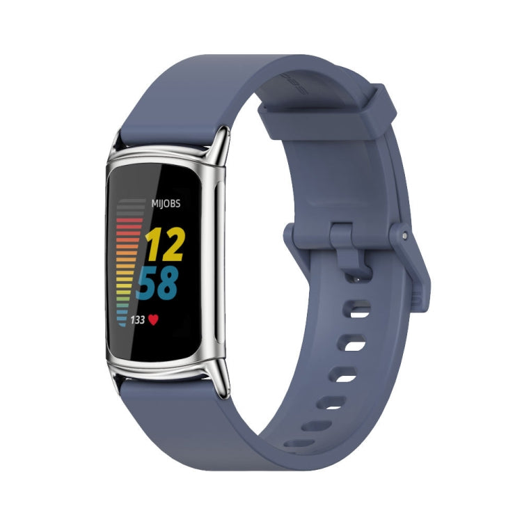 Mijobs Soft Silicone  Watch Band, For Fitbit Charge5