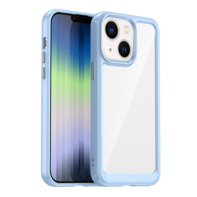 Colorful Series Acrylic + TPU Phone Case, For iPhone 14 Plus