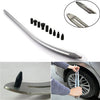 N8 10 in 1 Car Paintless Dent Removal Fender Damage Repair Puller Lifter Arc Crowbar Tools Hook Rods kit, 10 in 1