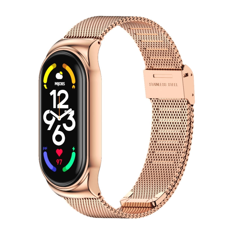 MIJOBS CS Milan Buckle Metal Watch Band, CS