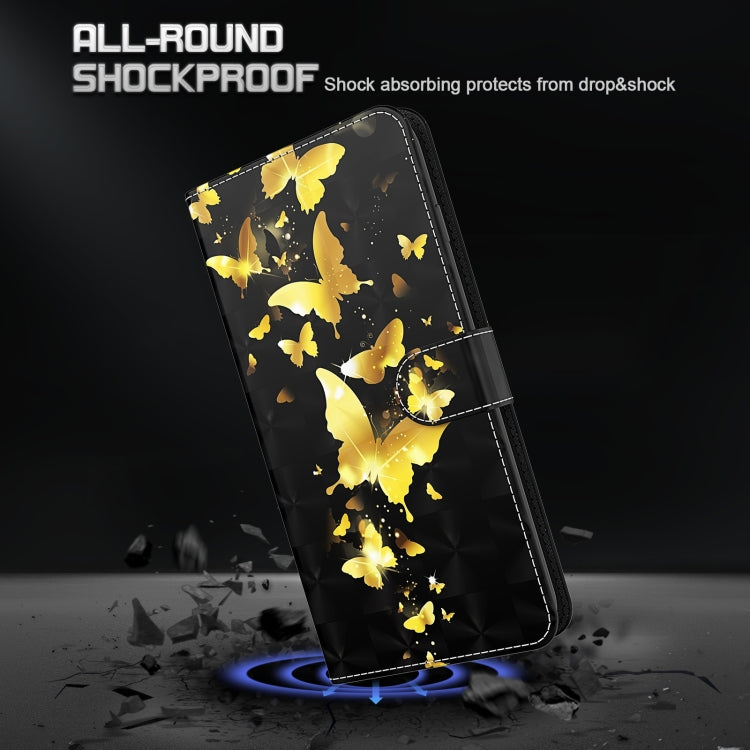 3D Painting Pattern Flip Leather Phone Case, For iPhone 14, For iPhone 14 Plus