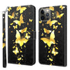 3D Painting Pattern Flip Leather Phone Case, For iPhone 14 Pro, For iPhone 14 Pro Max