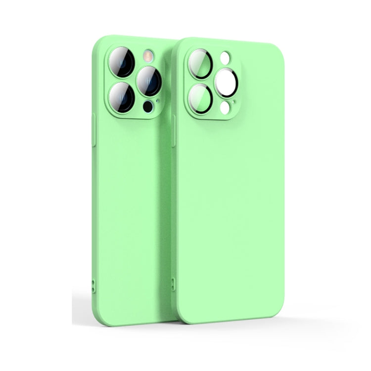Lens Glass Film Liquid State Phone Case, For iPhone 12, For iPhone 12 Pro, For iPhone 11 Pro