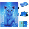 Coloured Drawing Stitching Smart Leather Tablet Case, For Lenovo Tab M10 Plus 10.6 3rd Gen 2022, For Lenovo Tab M10 3rd Gen