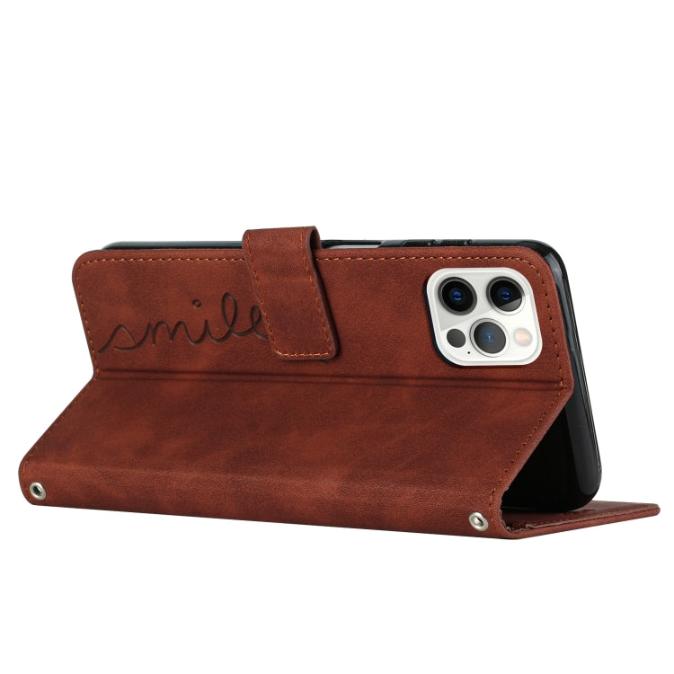Skin Feel Heart Pattern Leather Phone Case, For iPhone 12 Pro Max, For iPhone 11, For iPhone 11 Pro, For iPhone 11 Pro Max
