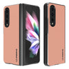 LC.IMEEKE Shock-resistant Plain Leather All-inclusive Protective Case, For Samsung Galaxy Z Fold4 5G