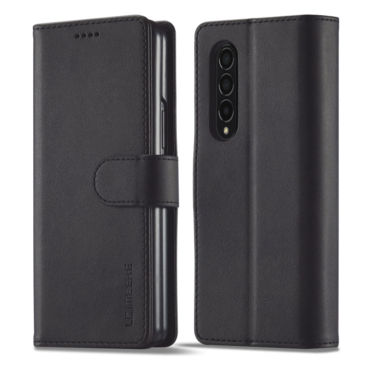 LC.IMEEKE Calf Texture Leather Phone Case, For Samsung Galaxy Z Flip4 5G, For Samsung Galaxy Z Fold4 5G