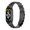MIJOBS Plus Seven-bead Metal Stainless Steel Watch Band, For Xiaomi Mi Band 7 / 7 NFC