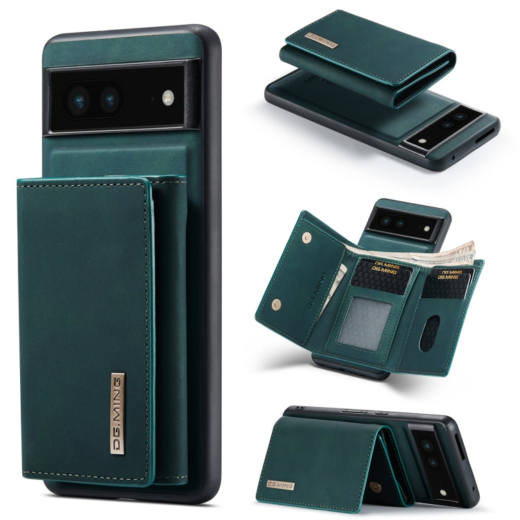 DG.MING M1 Series 3-Fold Multi Card Wallet + Magnetic Phone Case, For Google Pixel 7 5G, For Google Pixel 6A