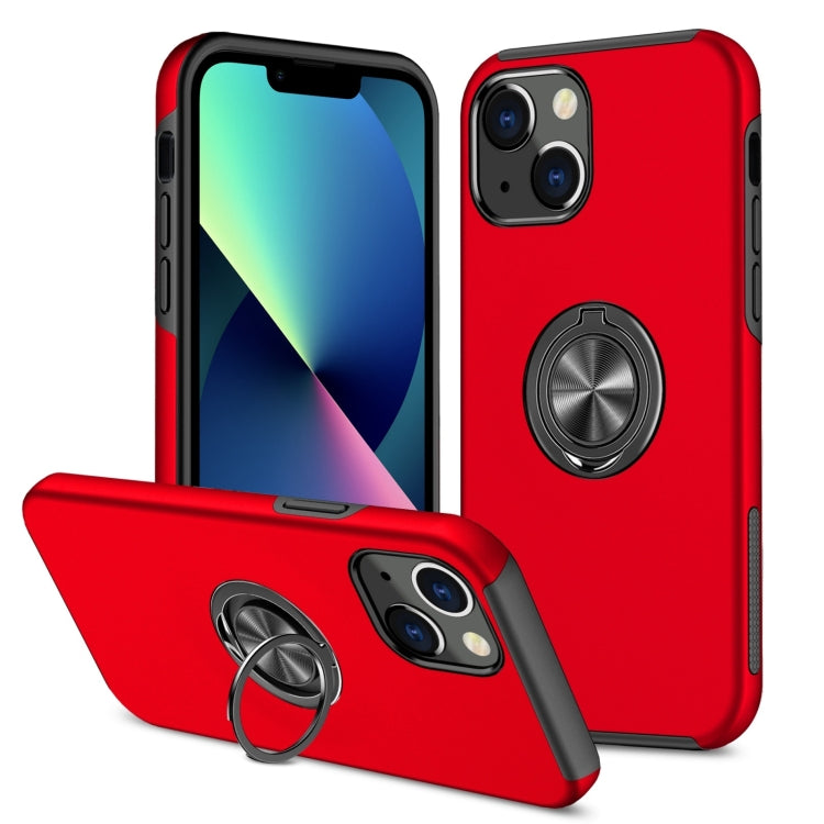Magnetic Ring Kickstand Shockproof Phone Case, For iPhone 14, For iPhone 14 Plus, For iPhone 14 Pro