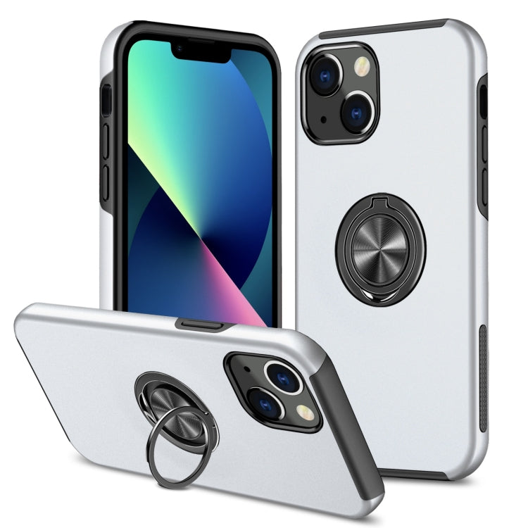 Magnetic Ring Kickstand Shockproof Phone Case, For iPhone 14, For iPhone 14 Plus, For iPhone 14 Pro