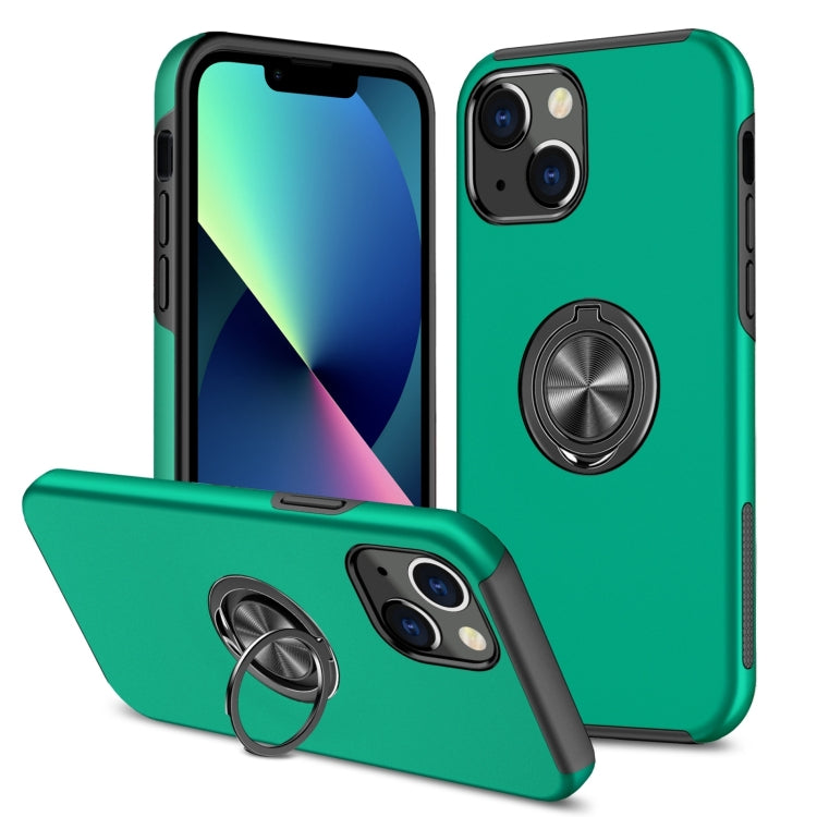 Magnetic Ring Kickstand Shockproof Phone Case, For iPhone 14, For iPhone 14 Plus, For iPhone 14 Pro