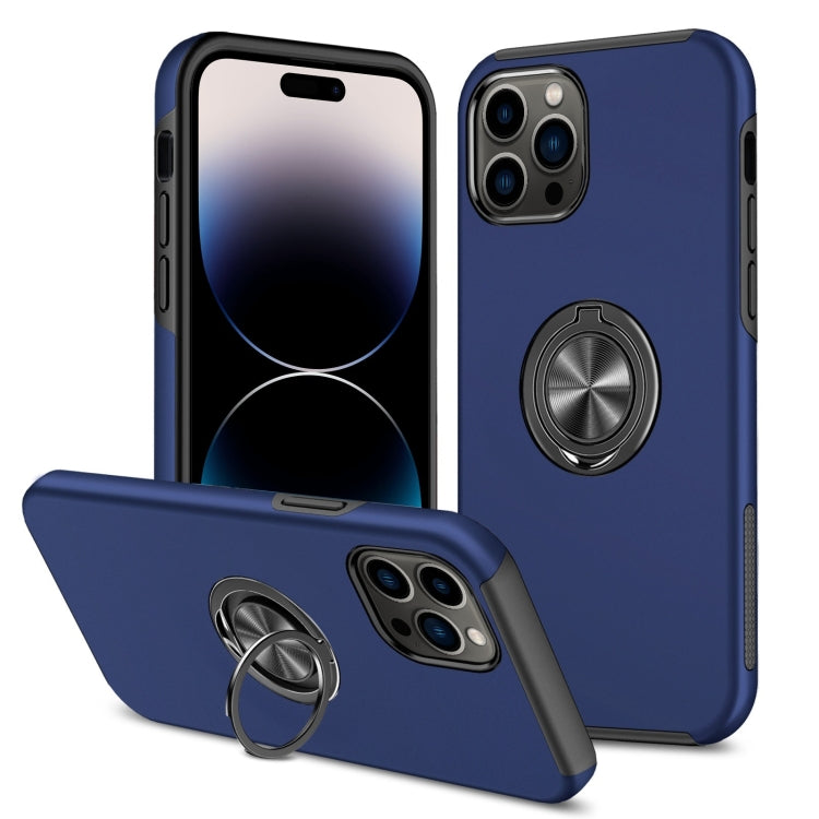 Magnetic Ring Kickstand Shockproof Phone Case, For iPhone 14, For iPhone 14 Plus, For iPhone 14 Pro