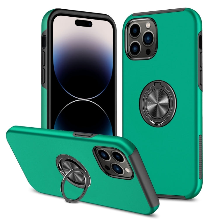 Magnetic Ring Kickstand Shockproof Phone Case, For iPhone 14, For iPhone 14 Plus, For iPhone 14 Pro