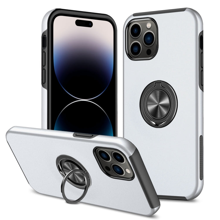 Magnetic Ring Kickstand Shockproof Phone Case, For iPhone 14, For iPhone 14 Plus, For iPhone 14 Pro