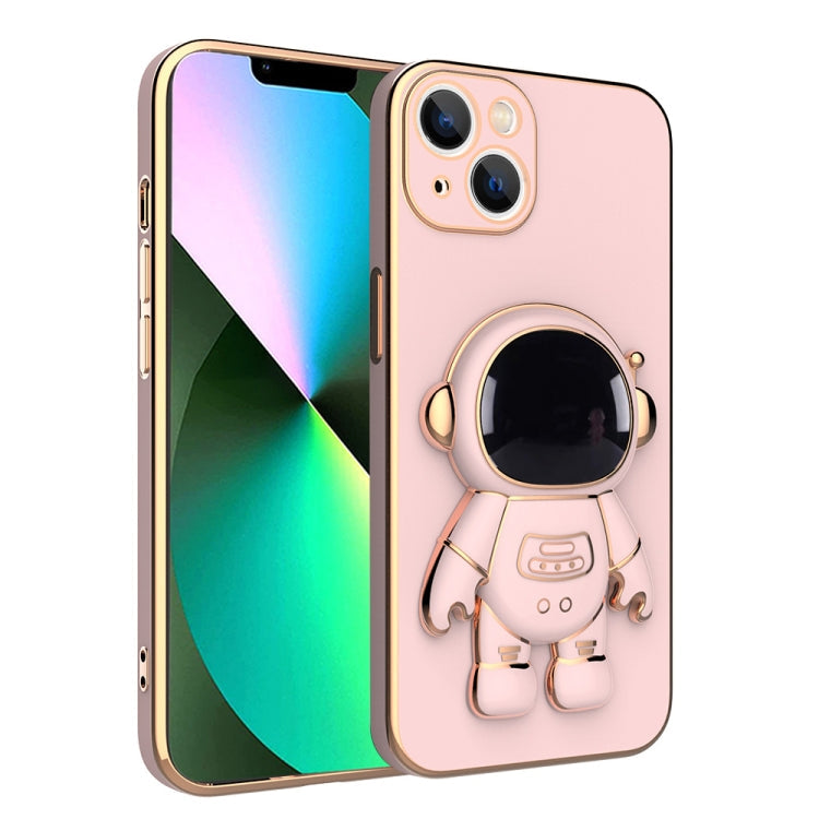 Plating Astronaut Holder Phone Case, For iPhone 13, For iPhone 13 mini