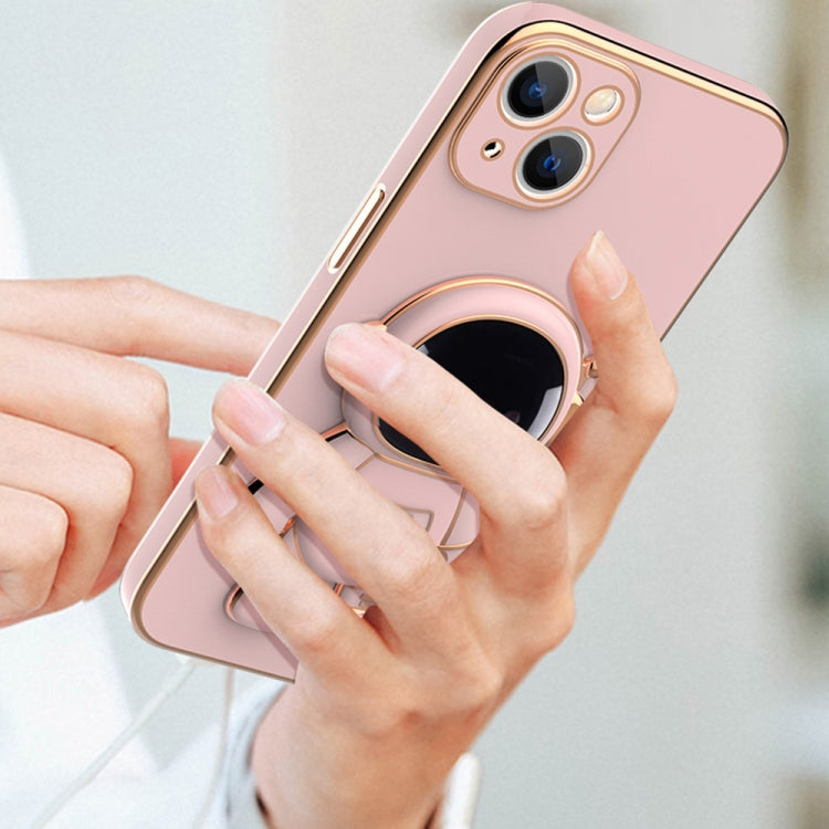 Plating Astronaut Holder Phone Case, For iPhone 12, For iPhone 12 mini