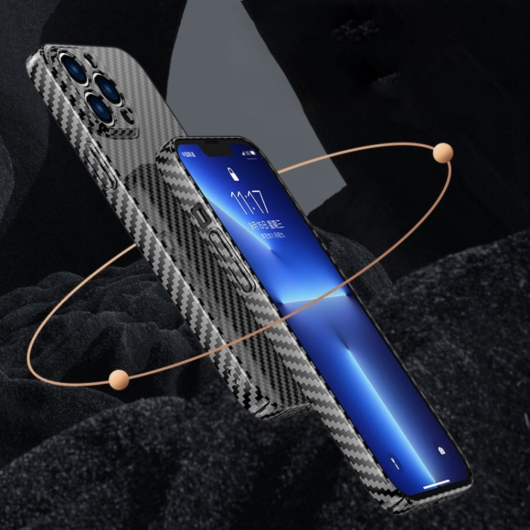 Carbon Fiber Texture MagSafe Magnetic Phone Case, For iPhone 14 Pro Max
