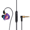 QKZ ZEN In-ear Subwoofer Wire-controlled Music Running Sports Earphone with Mic