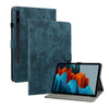 For Samsung Galaxy Tab S7? S8 Tiger Pattern Flip Leather Tablet Case(Dark Blue)