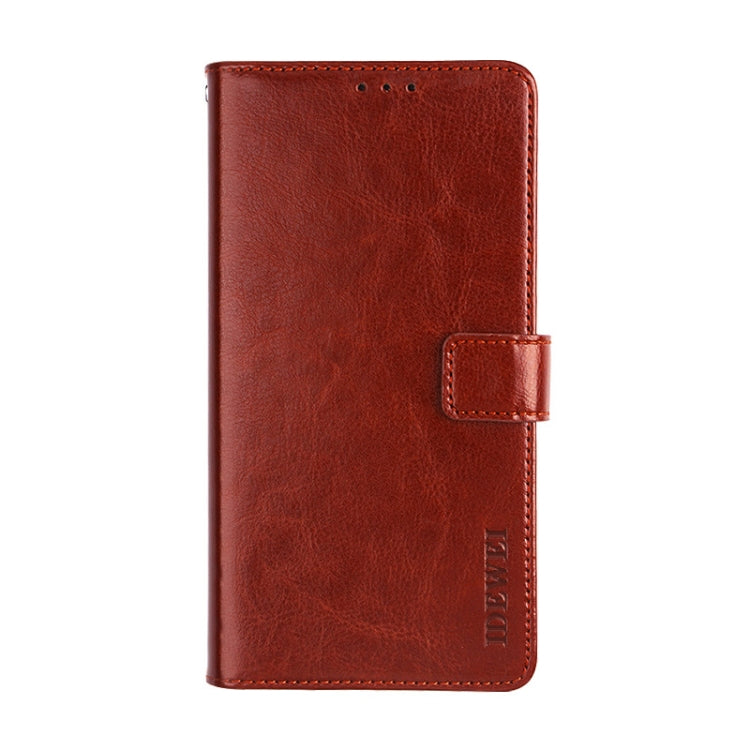 idewei Crazy Horse Texture Horizontal Flip Leather Case with Holder & Card Slots & Wallet, For Vivo IQOO 3, For Xiaomi Black Shark 3, For Huawei P40 Lite E