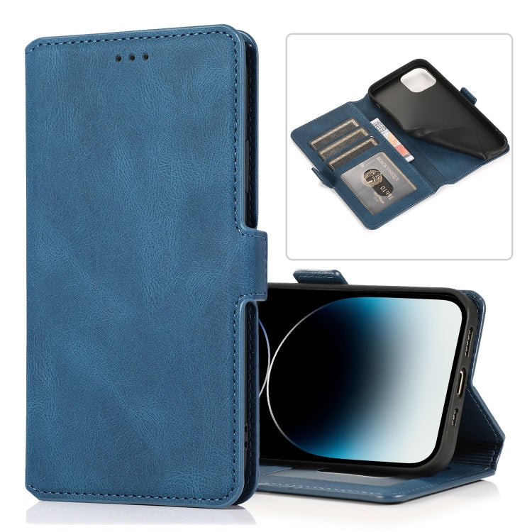Retro Magnetic Closing Clasp Leather Case, For iPhone 14 Pro Max, For iPhone 14 Pro, For iPhone 14, For iPhone 14 Plus