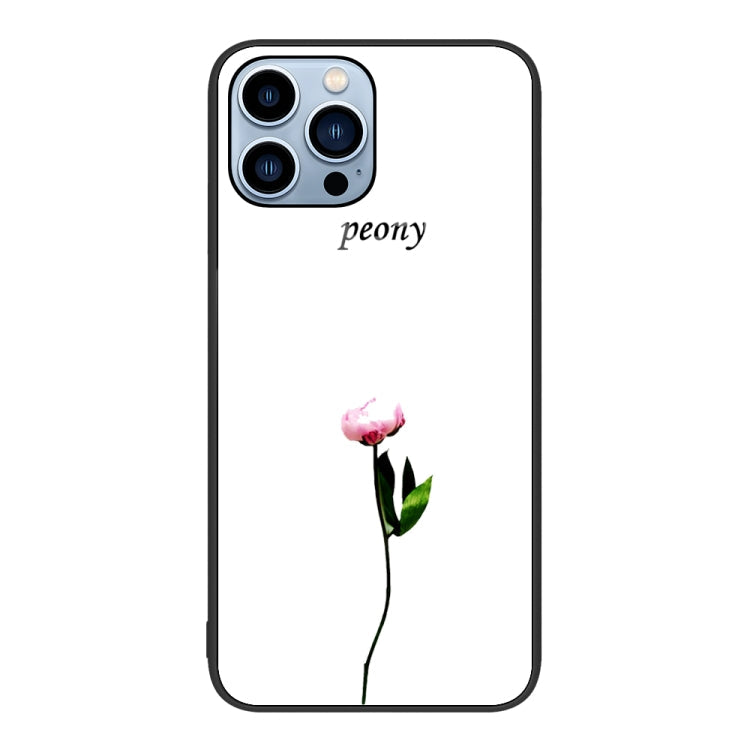Colorful Painted Glass Phone Case, For iPhone 14 Pro