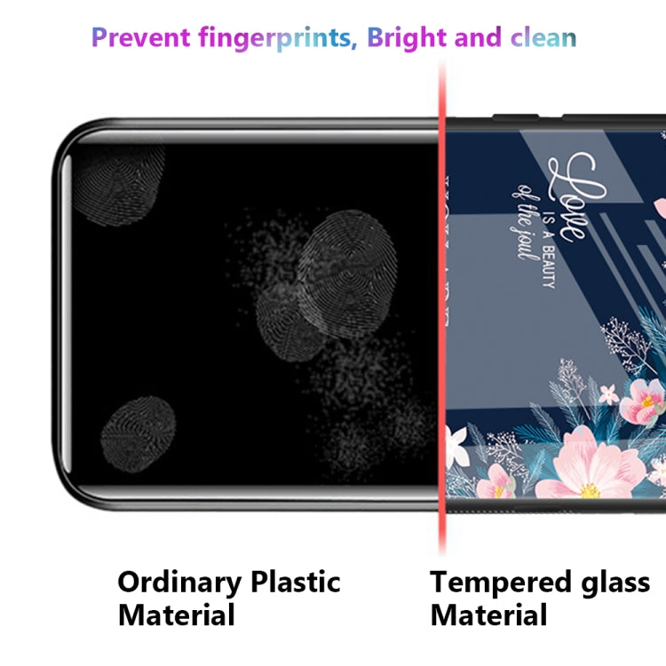 Colorful Painted Glass Phone Case, For iPhone 14 Pro