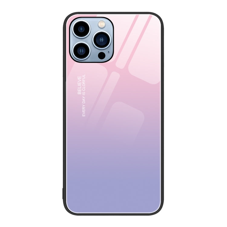 Colorful Painted Glass Phone Case, For iPhone 13 Pro Max