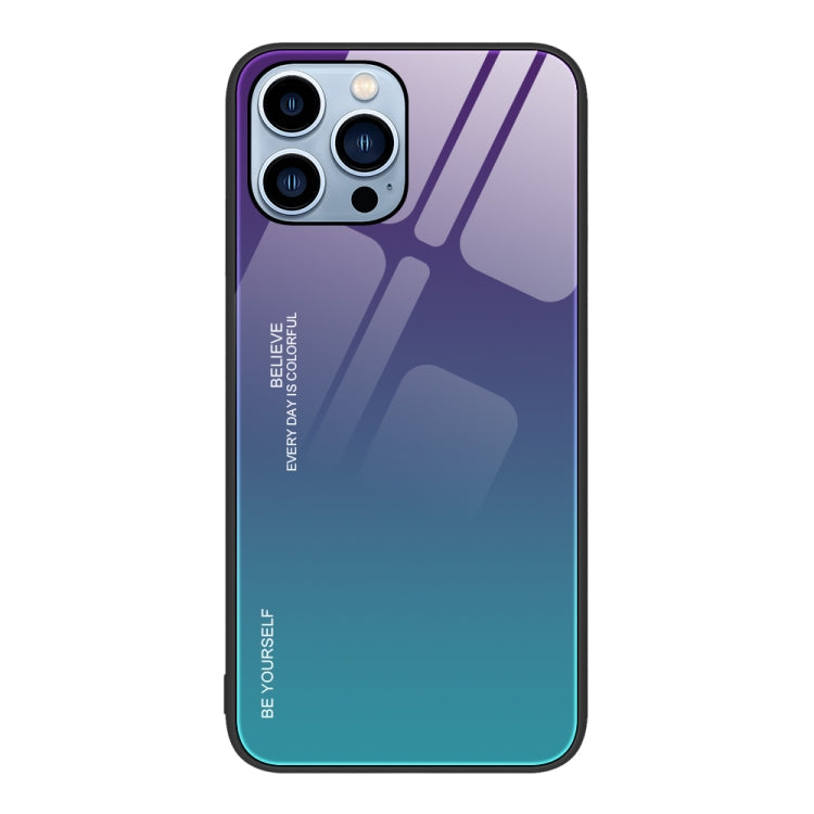 Gradient Color Glass Case, For iPhone 12 Pro Max, For iPhone 12, For iPhone 13 Pro Max