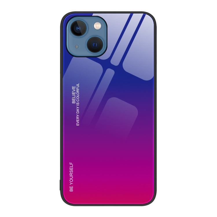 Gradient Color Glass Case, For iPhone 13 Pro, For iPhone 13, For iPhone 14 Plus