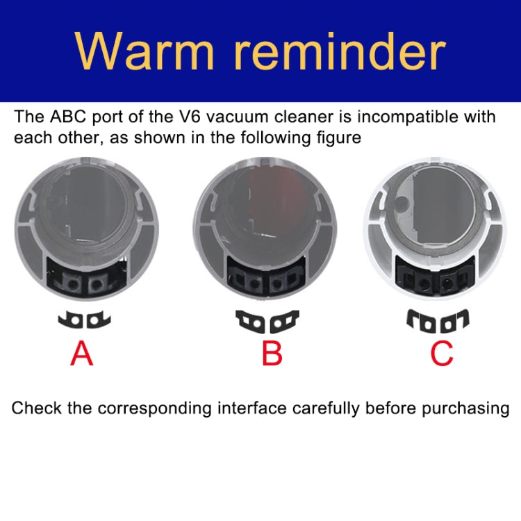 Vacuum Cleaner Dust Bin Collector Bucket, For Dyson V6 A-Port, For Dyson V6 B-Port, For Dyson V7 / V8, For Dyson V10 US Version, For Dyson V11 US Version