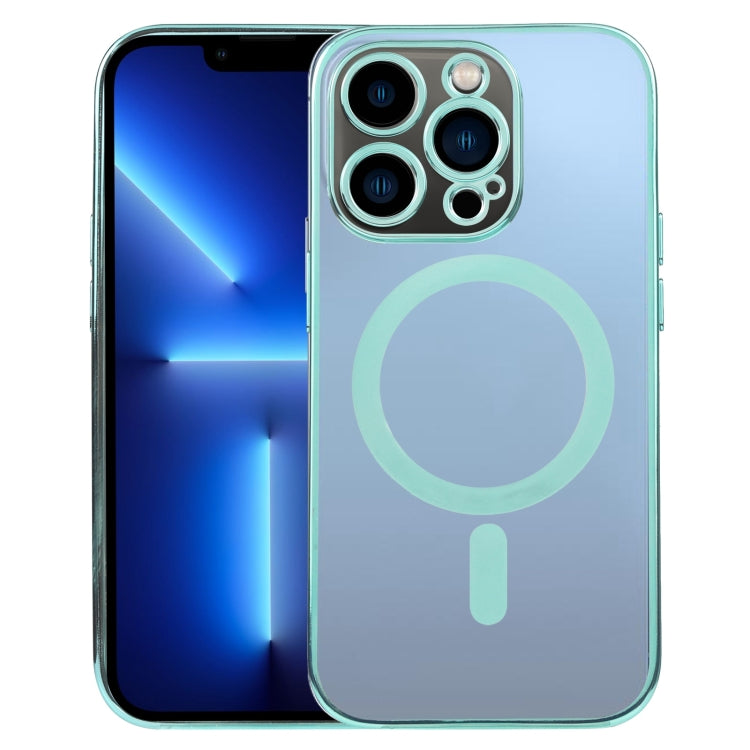 MagSafe Electroplating Straight TPU Phone Case, For iPhone 13, For iPhone 13 Pro