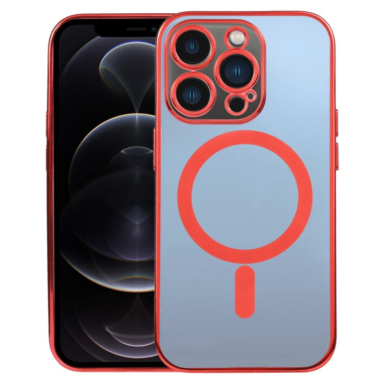 MagSafe Electroplating Straight TPU Phone Case, For iPhone 12 Pro, For iPhone 12 Pro Max