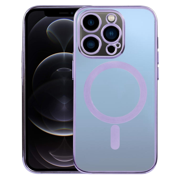 MagSafe Electroplating Straight TPU Phone Case, For iPhone 12 Pro, For iPhone 12 Pro Max