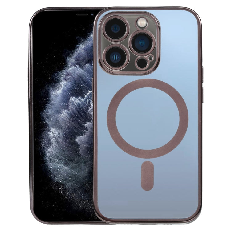 MagSafe Electroplating Straight TPU Phone Case, For iPhone 11, For iPhone 11 Pro