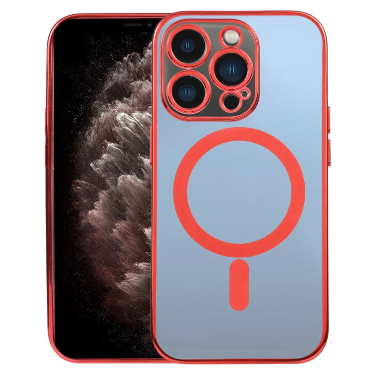 MagSafe Electroplating Straight TPU Phone Case, For iPhone 11 Pro Max