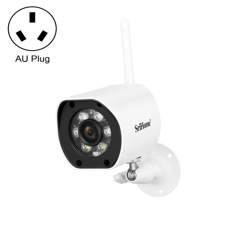 SriHome SH034 5.0MP Mini Dual 2.4 / 5G WiFi Outdoor Waterproof Video Surveillance Color Night Vision Security CCTV Cam, US Plug, UK Plug, AU Plug