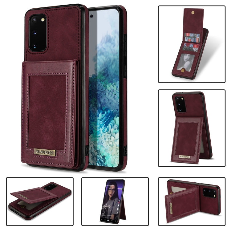 N.Bekus Vertical Flip Card Slot RFID Phone Case, For Samsung Galaxy S20 FE, For Samsung Galaxy S20 Ultra, For Samsung Galaxy S21 Ultra 5G, For Samsung Galaxy S22+ 5G