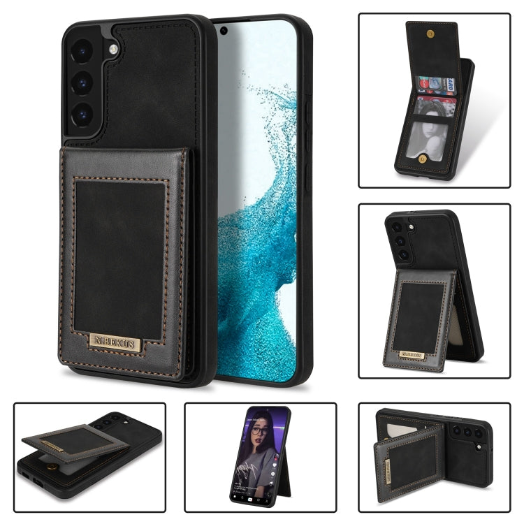 N.Bekus Vertical Flip Card Slot RFID Phone Case, For Samsung Galaxy S22 5G, For Samsung Galaxy S21 5G, For Samsung Galaxy S21+ 5G, For Samsung Galaxy S21 FE 5G