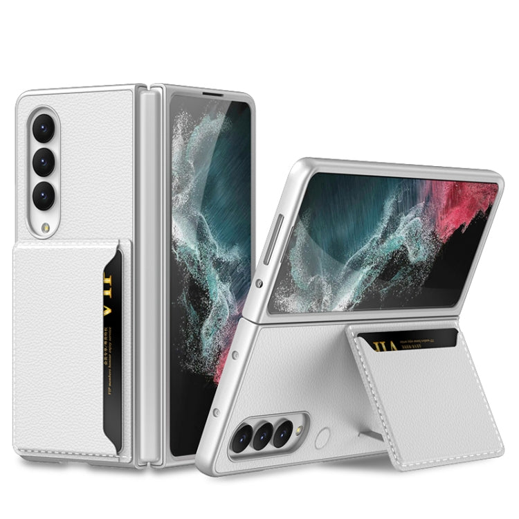 GKK Ultra-thin Leather Phone Case with Card Slots, For Samsung Galaxy Z Fold4