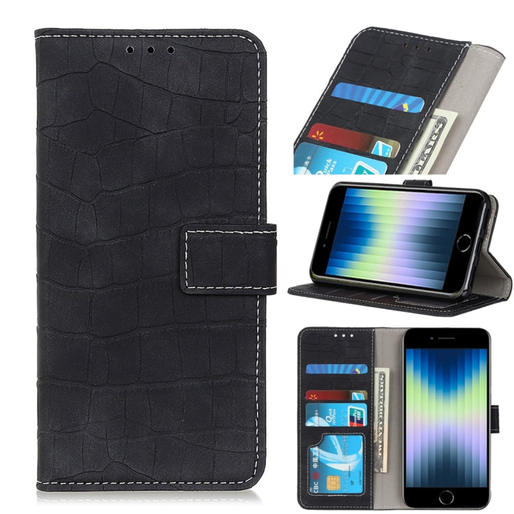 Crocodile Texture Horizontal Flip Leather Case with Holder & Card Slots & Wallet, For iPhone SE 2022 / SE 2020, For Galaxy A51 5G, For Galaxy A71 5G
