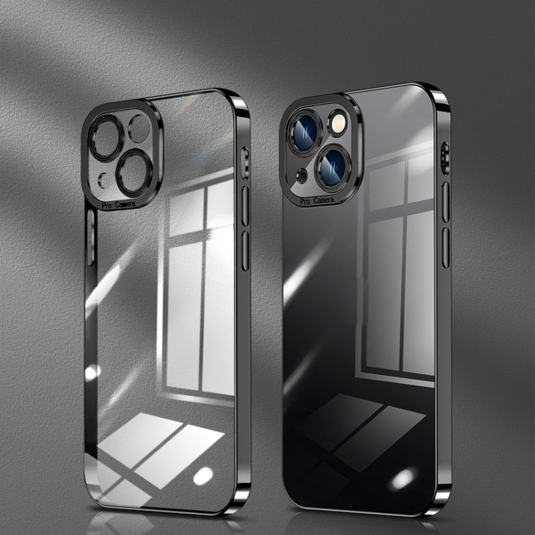 Crystal Plated High Transparency Phone Case, For iPhone 14, For iPhone 14 Plus