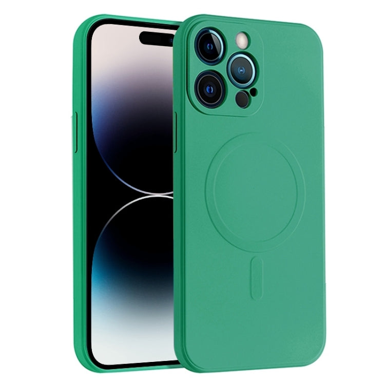 Liquid Silicone Full Coverage Magsafe Phone Case, For iPhone 14, For iPhone 14 Plus, For iPhone 14 Pro